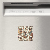 Schattige Speelgoed Fox Terrier Naadloos Magneet (Insitu (Vaatwasser))