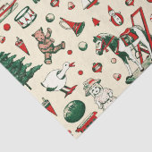 Schattige  speelgoed kerstboom paard tissuepapier (Detail)