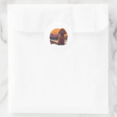 Schattige Speelgoed poel Ronde Sticker (Tas)