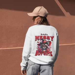 Schattige & speels Raccoon leuk Sweatshirt