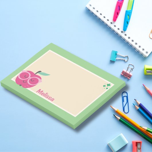 Schattige speelse Apple-notities Post-it® Notes