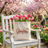 Schattige, speelse en warme oma boodschappentas tote bag