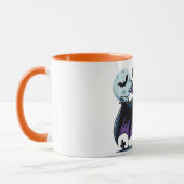 Schattige, speelse Halloween vampier Mok (Links)