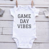Schattige Spel Dag Baby Bodysuit – Football Seizoe