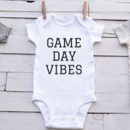 Schattige Spel Dag Baby Bodysuit – Football Seizoe