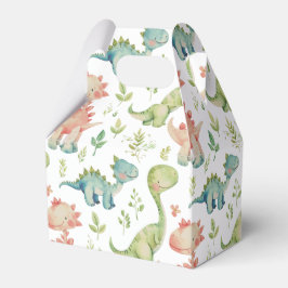 Schattige spelen dinosaurussen kinderen verjaardag bedankdoosjes