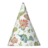 Schattige spelen dinosaurussen kinderen verjaardag feesthoedjes (Rechts)