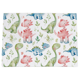 Schattige spelen dinosaurussen kinderen verjaardag groot cadeauzakje