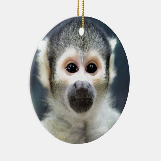 Schattige Spider Monkey Keramisch Ornament (Rechts)