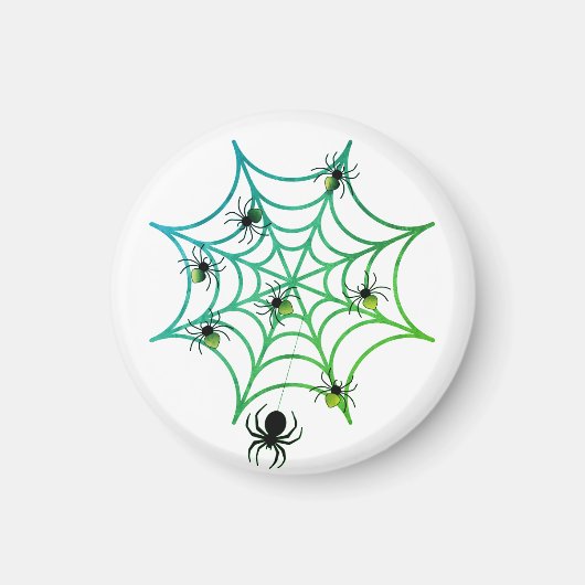 Schattige Spider webmagneetontwerp Magneet (Voorkant)