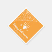 Schattige Spin Happy Halloween Servet (Hoek)