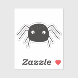 Schattige spinsticker sticker