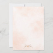 Schattige "Spint-effect" Kitten Baby shower Invita Kaart (Achterkant)