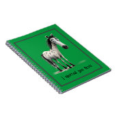 Schattige spiraal notitieboek voor de paardenliefh (Rechterzijde)