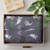 Schattige spook Franse Bulldog vleermuis pompoen H Tissuepapier (Geschenk)