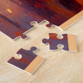 Schattige spook, haast je naar het feest legpuzzel (Zijkant)