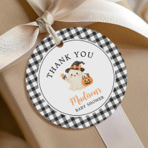 Schattige spook Halloween babyshower