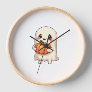 Schattige spook met pompoen - grappige Halloween