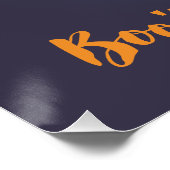 Schattige spook spookhuis Halloween Poster (Hoek)