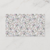 Schattige spook, vleermuis & spin halloween Baby s Informatiekaartje (Achterkant)