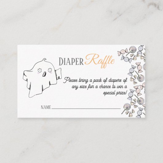 Schattige spook, vleermuis & spin halloween Baby s Informatiekaartje (Voorkant)