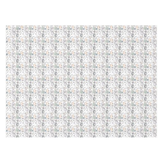 Schattige spook, vleermuis & spin halloween Baby s Tafelkleed (Voorkant (Horizontaal))