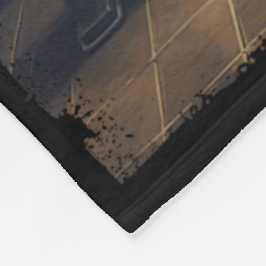  Schattige spook wachten zittend op stoel hallow Fleece Deken (Hoek)