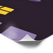 Schattige spookachtig Poster met een speelse twist (Hoek)