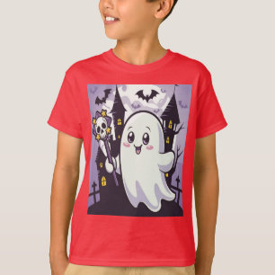 Schattige spookachtig Poster met een speelse twist T-shirt