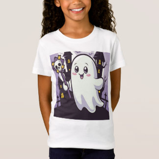 Schattige spookachtig Poster met een speelse twist T-shirt