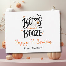 Schattige spookachtige Halloween met drank
