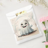 Schattige Spookachtige Vriend Halloween Design Bedankzakje (Gezegeld)