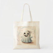 Schattige Spookachtige Vriend Halloween Design Tote Bag (Voorkant)