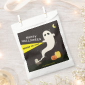 Schattige spookbegraafplaats Halloween Bedankzakje (Geknipt)