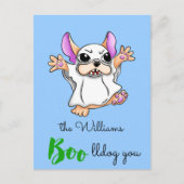 Schattige spookboek knuffels Halloween Briefkaart (Voorkant)