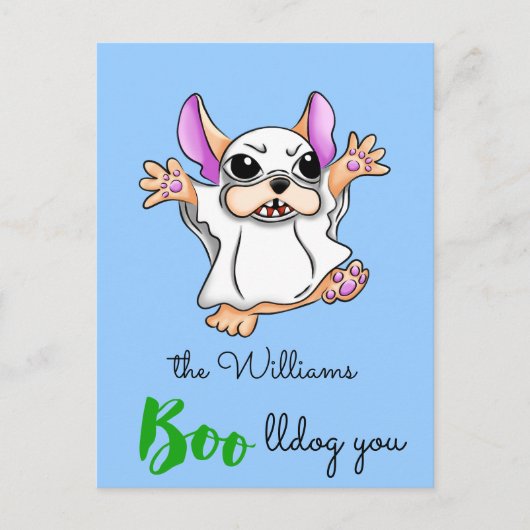 Schattige spookboek knuffels Halloween Briefkaart (Voorkant)