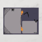 Schattige spookboek knuffels Halloween Briefkaart (Achterkant)