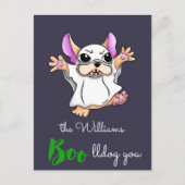 Schattige spookboek knuffels Halloween Briefkaart (Voorkant)