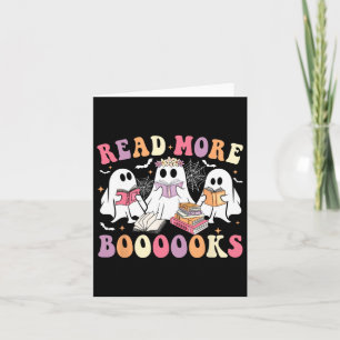 Schattige Spookboek Lees meer Boeken Funny Teacher Kaart