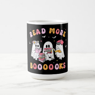 Schattige Spookboek Lees meer Boeken Funny Teacher Magische Mok