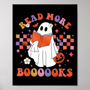 Schattige Spookboek Lees meer Boeken Funny Teacher Poster