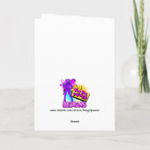 Schattige spookcartoon Fijne Halloween Vakantietek Feestdagen Kaart (Achterkant)