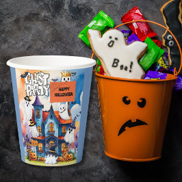 Schattige spookfeestje kinderen Halloween Papieren Bekers