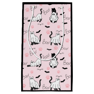 Schattige spookkatten Halloween Klein Cadeauzakje