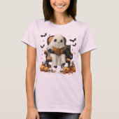 Schattige spooklezen met kat t-shirt (Voorkant)