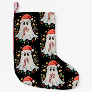 Schattige spooklichten boom taart vrolijk kerstfee kleine kerstsok