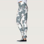 Schattige spookpatroon Halloween Spooky Kawaii Des Leggings (Links)