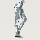Schattige spookpatroon Halloween Spooky Kawaii Des Leggings (Rechts)