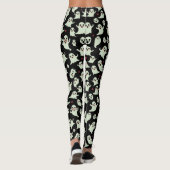 Schattige spookpatroon Halloween Spooky Kawaii Des Leggings (Achterkant)