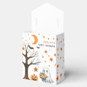 Schattige spooksterpatroon Halloween Baby shower Bedankdoosjes (Geopend)
